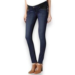 Paige maternity Verdugo Ultra Skinny Jeans Women's 28 Blue Dark Wash Nottingham